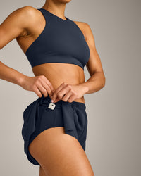 AirMove™ Lined Shorts 4" with Pocket and Reflective Logo | True Blue