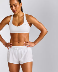 AirMove™ Lined Shorts 2" with Pocket | White