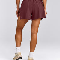 AirMove™ Lined Shorts 4" with Pocket | Velvet Mocha