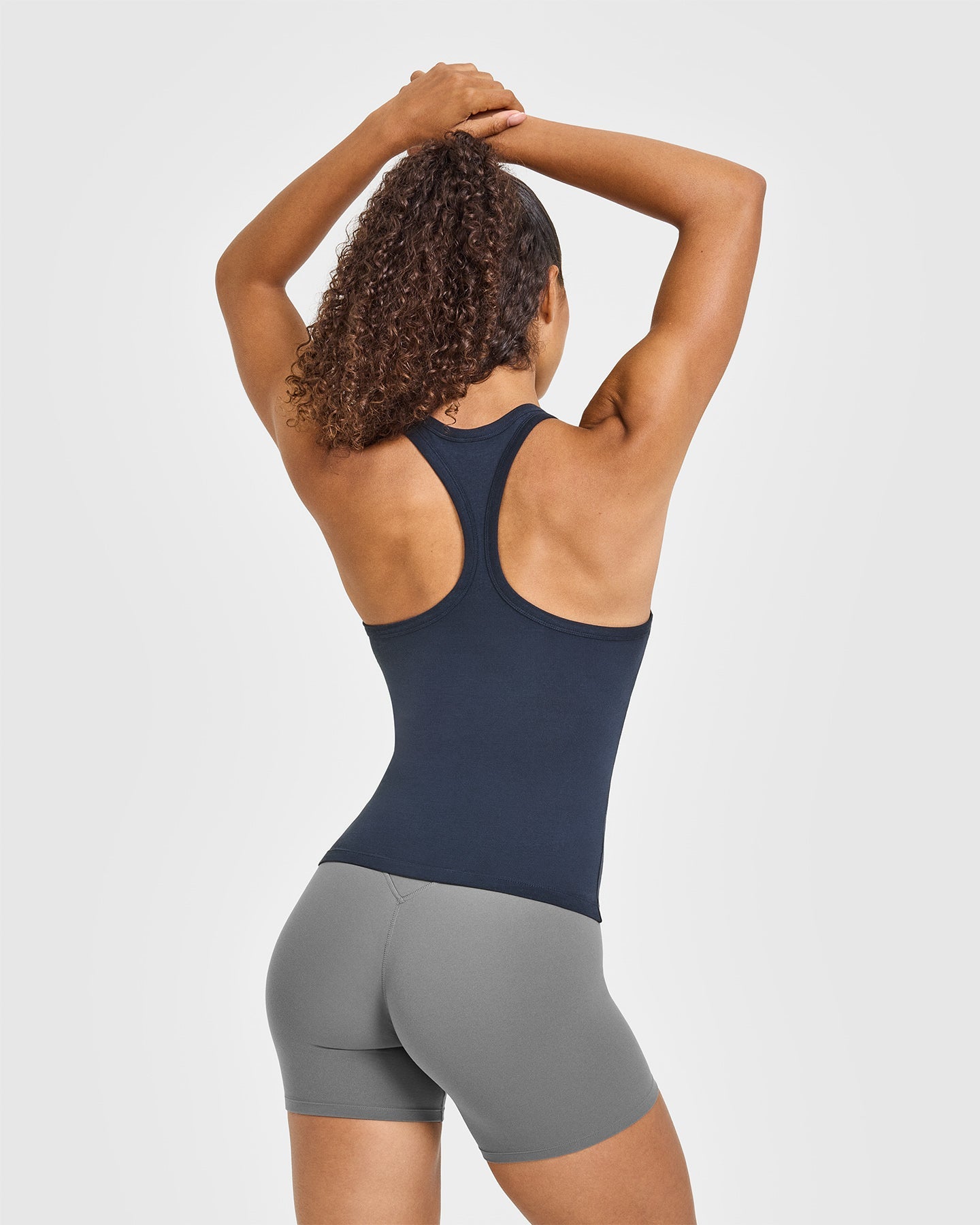 Cotton Fitted Vest | True Blue