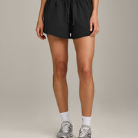 Cotton Vintage Lounge Shorts | Washed Black