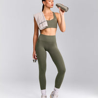 EasyLift™ Cross Back Sports Bra | Alpine Green
