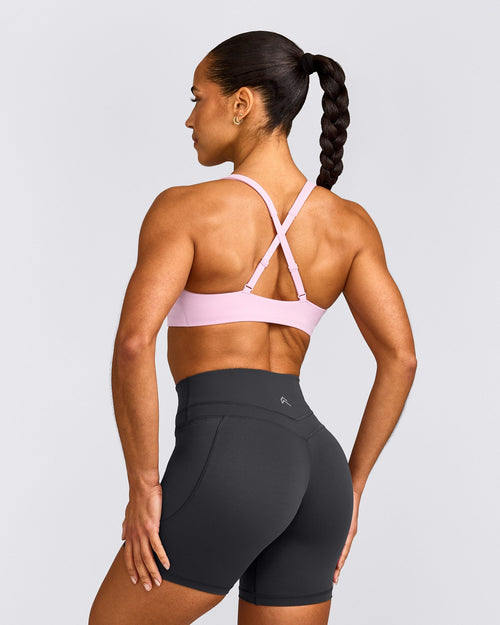 EasyLift™ Cross Back Sports Bra | Chalk Pink