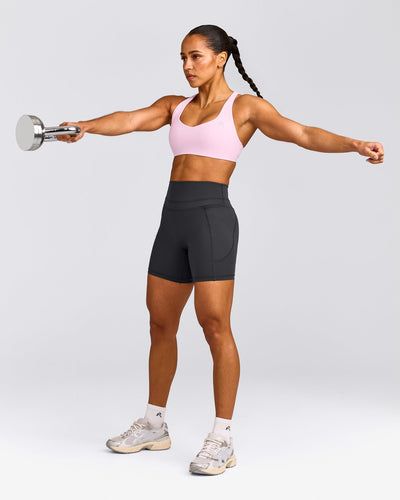 EasyLift™ Cross Back Sports Bra | Chalk Pink