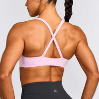 EasyLift™ Cross Back Sports Bra | Chalk Pink
