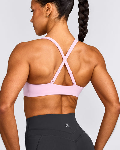 EasyLift™ Cross Back Sports Bra | Chalk Pink