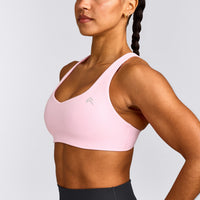 EasyLift™ Cross Back Sports Bra | Chalk Pink