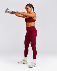 EasyLift™ Cross Back Sports Bra | Ruby Red