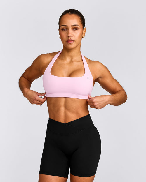EasyLift™ Halter Bralette | Chalk Pink