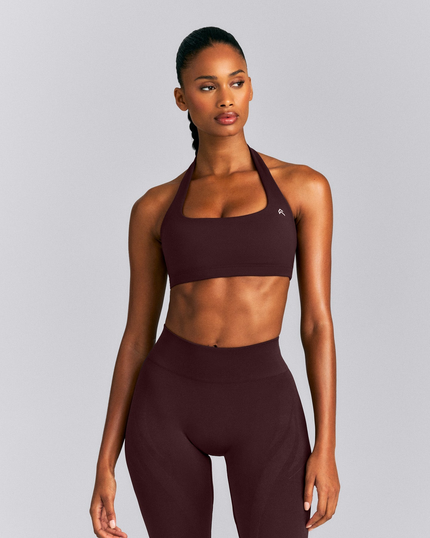 EasyLift™ Halter Bralette New Branding | Plum Brown