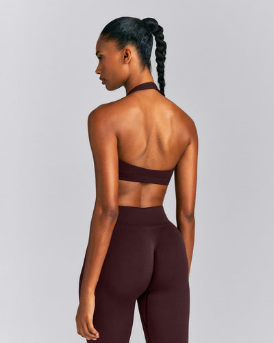 EasyLift™ Halter Bralette New Branding | Plum Brown