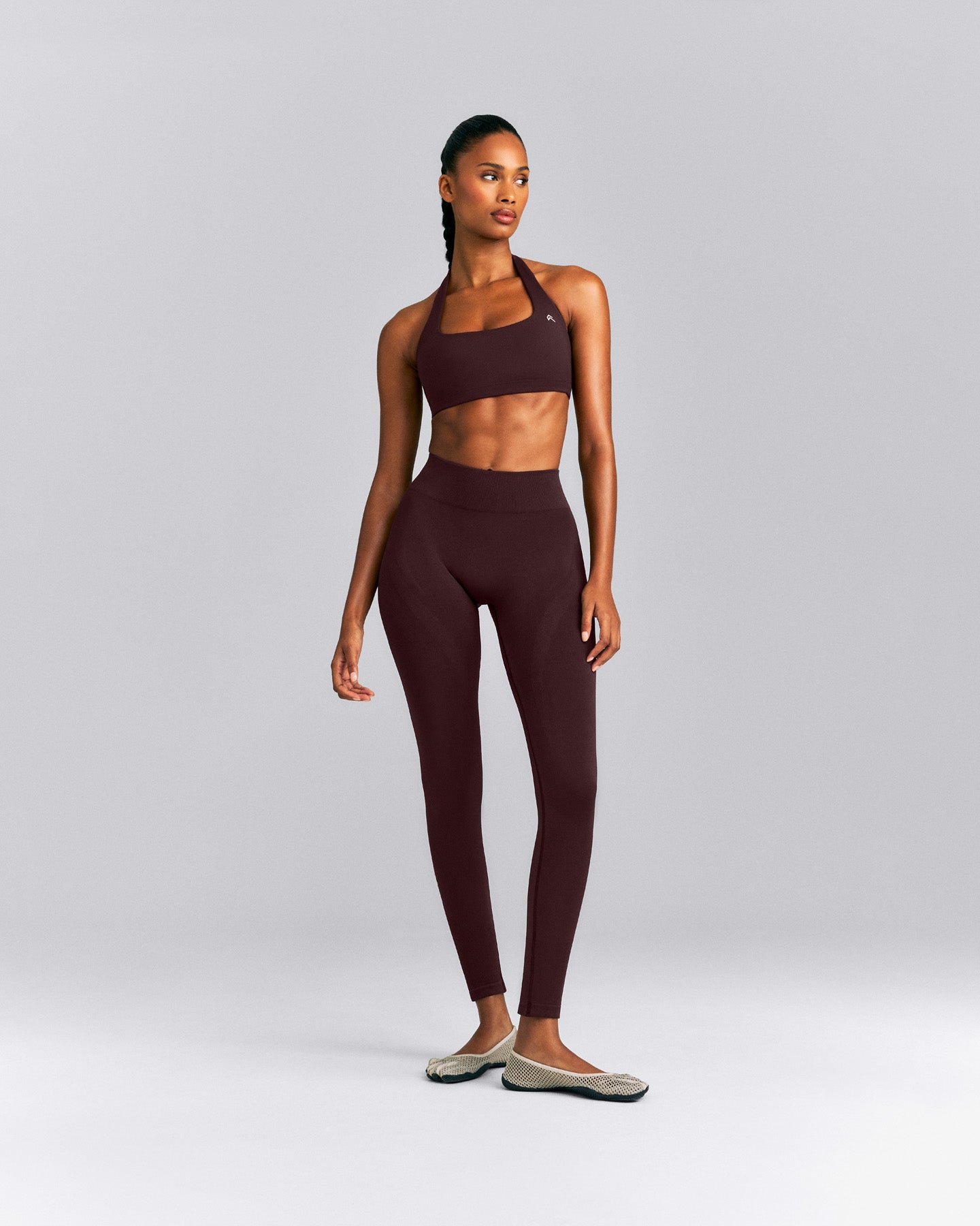 EasyLift™ Halter Bralette New Branding | Plum Brown