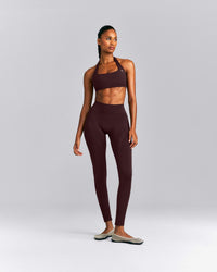 EasyLift™ Halter Bralette New Branding | Plum Brown