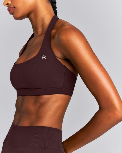 EasyLift™ Halter Bralette | Plum Brown