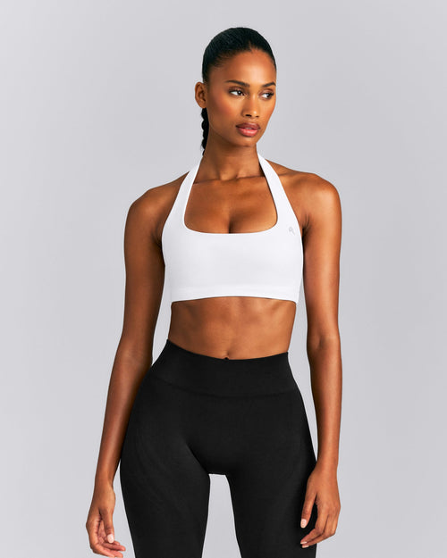 EasyLift™ Halter Bralette | White