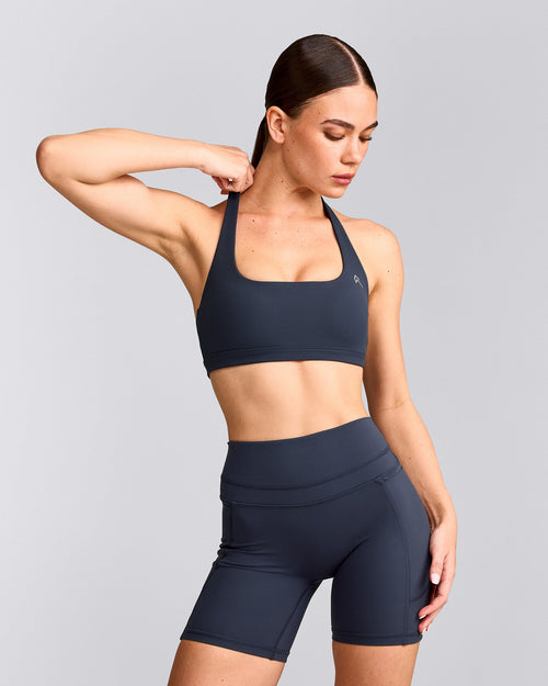 EasyLift™ Halter Bralette | True Blue