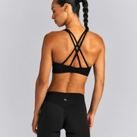 EasyLift™ High Neck Sports Bra New Branding | Black