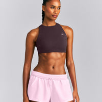 EasyLift™ High Neck Sports Bra New Branding | Dark Umber Brown