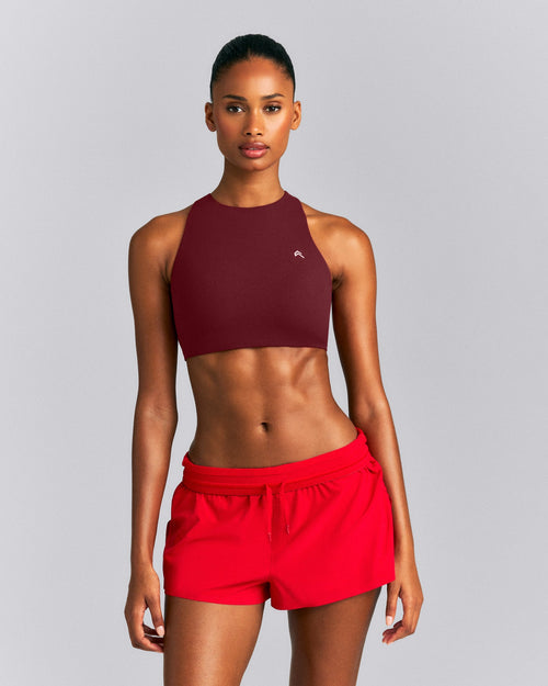 EasyLift™ High Neck Sports Bra | Rosewood