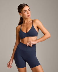 EasyLift™ Ultra Minimal Bralette with Grey Logo | True Blue