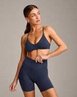 EasyLift™ Ultra Minimal Bralette with Grey Logo | True Blue