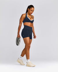 EffortlessLift™ Seamless High Rise Shorts | True Blue