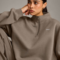 Foundations Cosy 1/4 Zip Sweatshirt | Minky