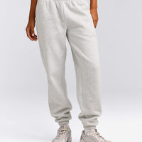 Foundations Cosy Joggers | Light Gray Marl