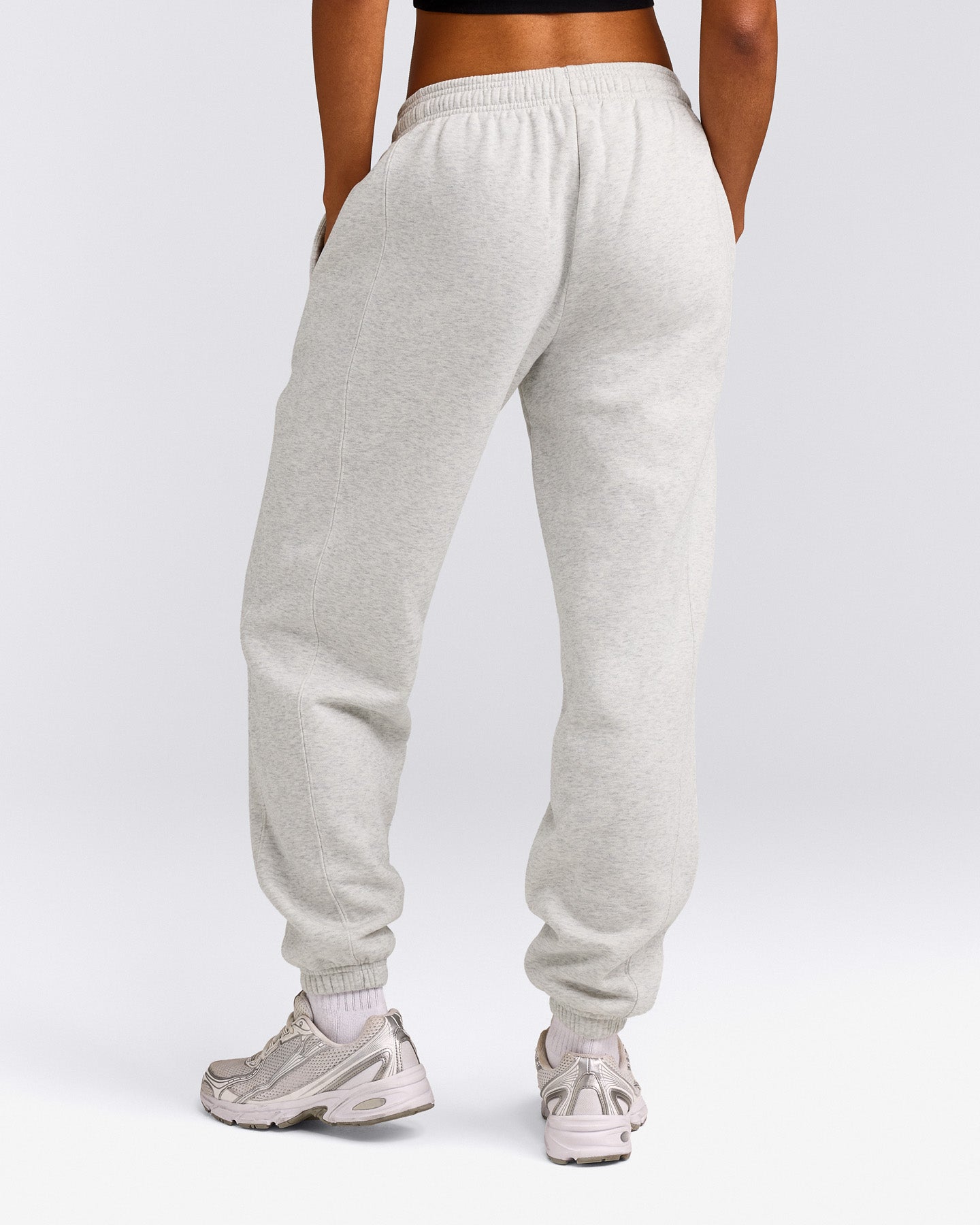 Foundations Cosy Joggers | Light Gray Marl