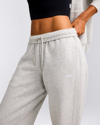 Foundations Cosy Joggers | Light Gray Marl