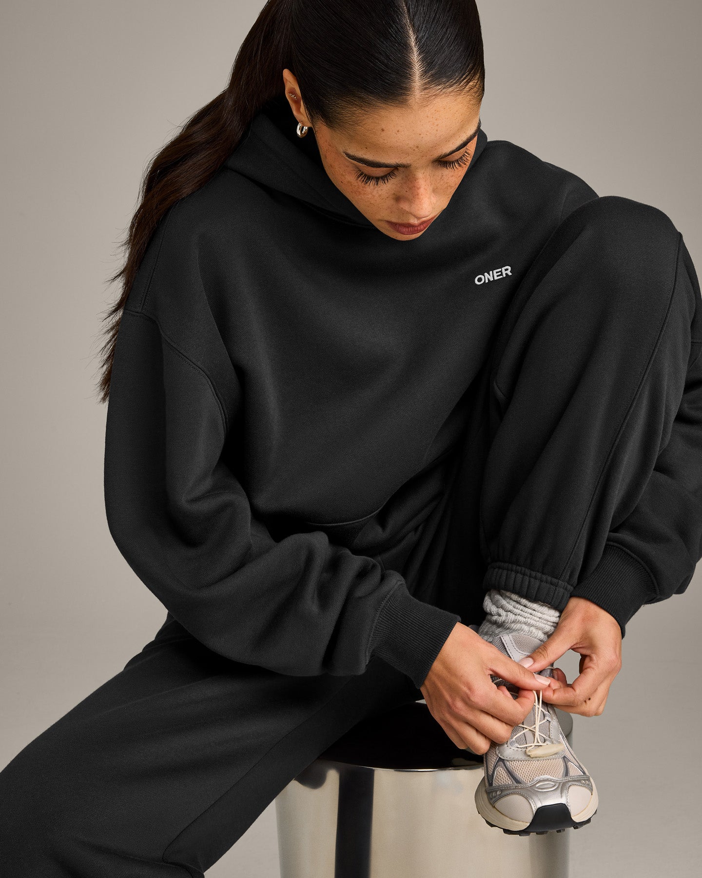 Foundations Cosy Hoodie | Soft Black