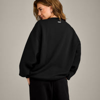Foundations Cosy Oversized Sweatshirt | Black