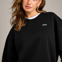 Foundations Cosy Oversized Sweatshirt | Black