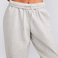 Foundations Cosy Oversized Joggers | Light Gray Marl