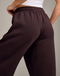 Foundations Cosy Oversized Joggers | Plum Brown