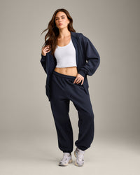 Foundations Cosy Oversized Joggers | True Blue