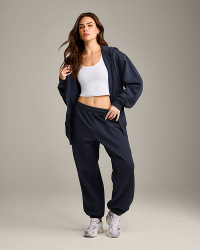 Foundations Cosy Oversized Joggers | True Blue