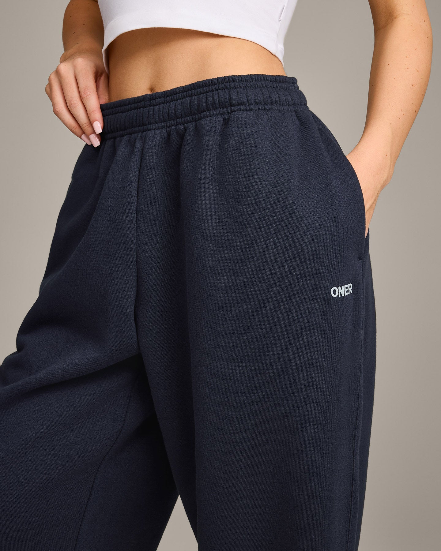 Foundations Cosy Oversized Joggers | True Blue