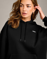 Foundations Cosy Oversized Hoodie | Black