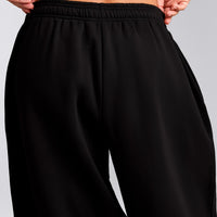 Foundations Cosy Oversized Straight Leg Sweatpants | Black