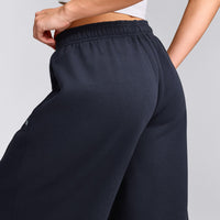 Foundations Cosy Oversized Straight Leg Joggers | True Blue