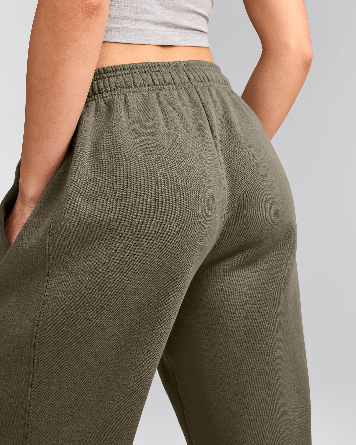 Foundations Cosy Straight Leg Sweatpants | Alpine Green