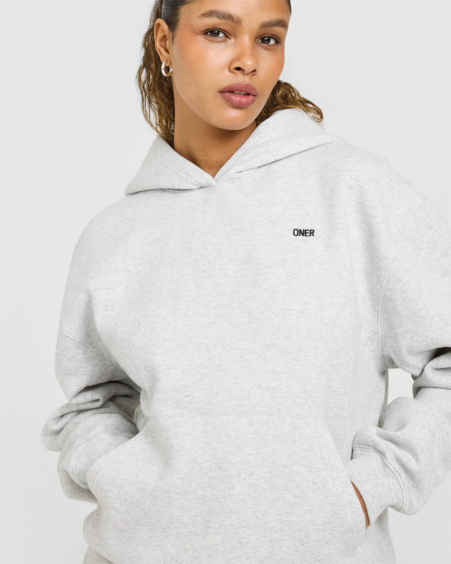 Foundations Hoodie | Light Grey Marl