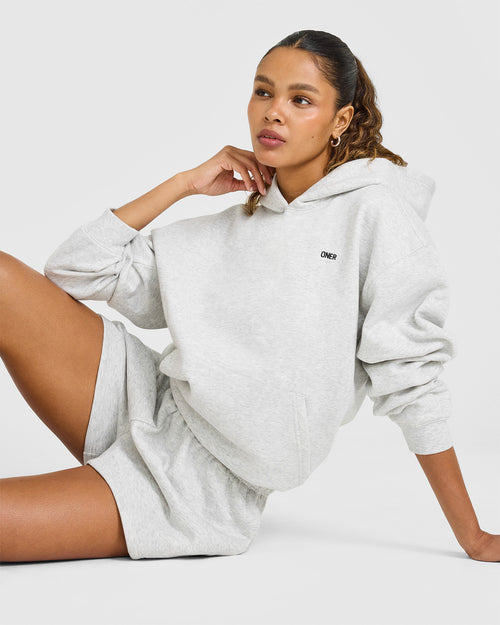 Foundations Hoodie | Light Grey Marl