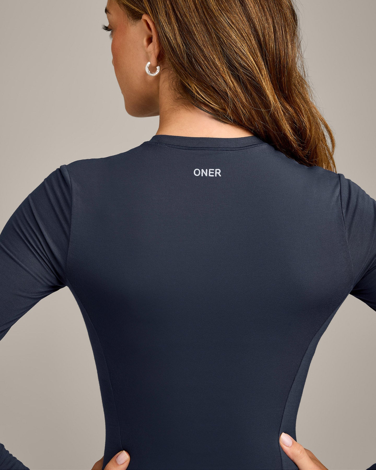 Mellow™ Motion Crew Neck Long Sleeve Mid Top | True Blue