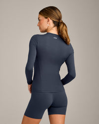 Mellow™ Motion Crew Neck Long Sleeve Top | True Blue