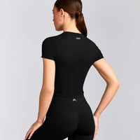 Mellow™ Motion Crew Neck Mid Top | Black