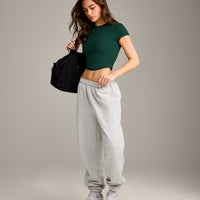 Mellow™ Motion Crew Neck Mid Top | Racing Green