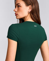 Mellow™ Motion Crew Neck Mid Top | Racing Green