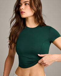 Mellow™ Motion Crew Neck Mid Top | Racing Green